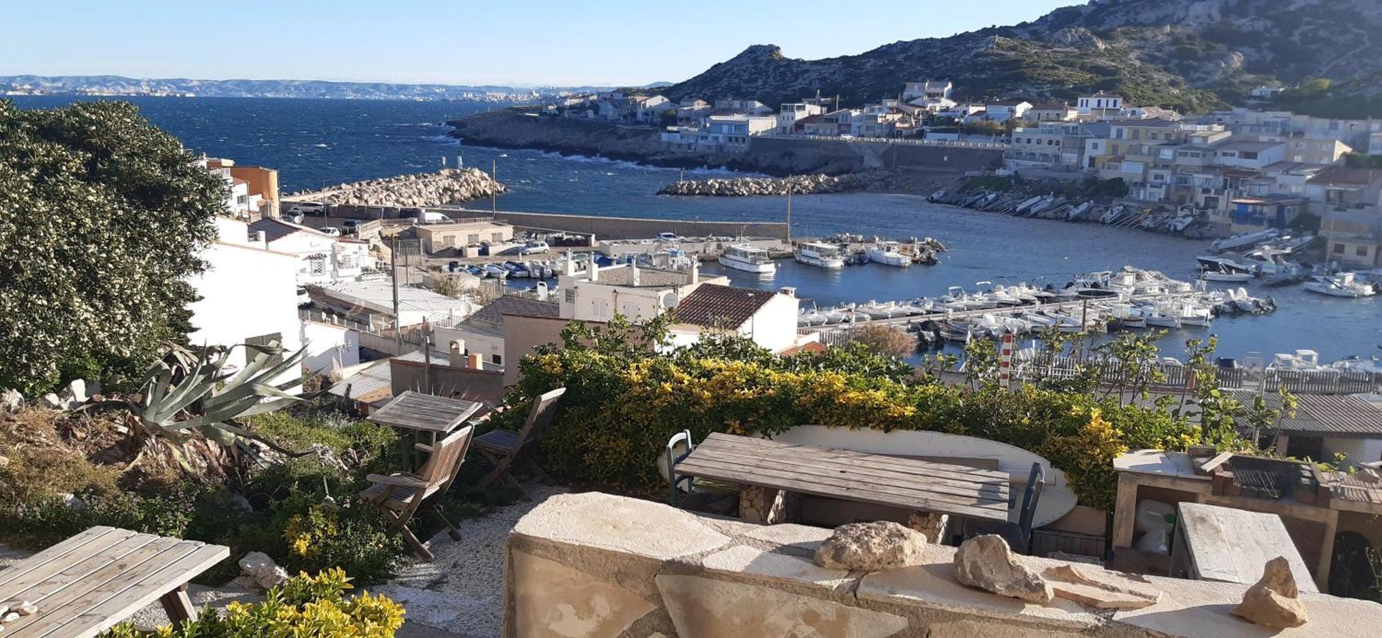 Cabanon Vue Mer Et Calanques Les Goudes Marsylia Zewnętrze zdjęcie
