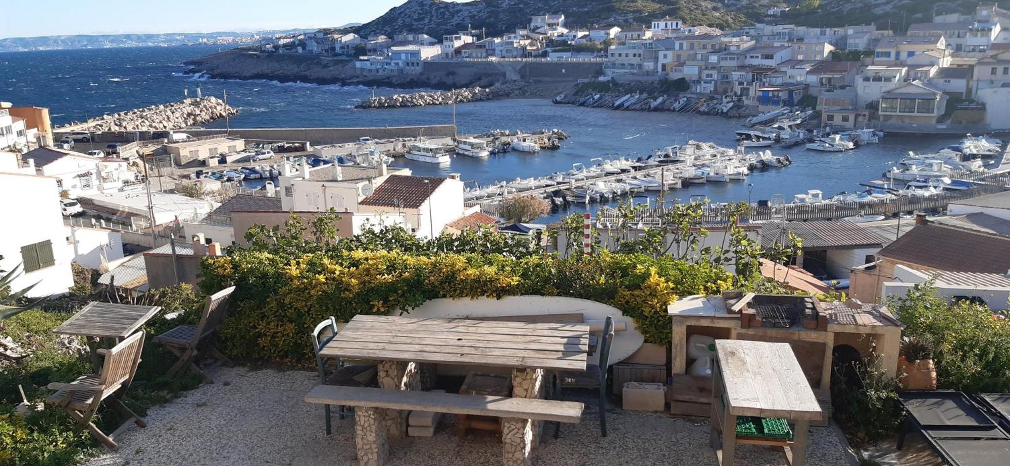 Cabanon Vue Mer Et Calanques Les Goudes Marsylia Zewnętrze zdjęcie